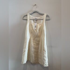Elegant Cream Sleeveless Top